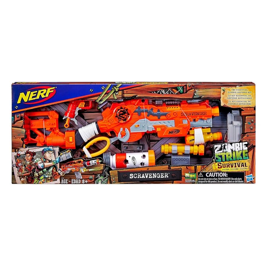 Amazon.co.jp: NERF Zombie Survival System Scavenger Blaster